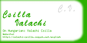 csilla valachi business card